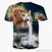 Fashion Print T Shirt Donci Men's Summer Casual Comfort Tees Round Collar Star Cat Short Sleeve Tops Multicolor B07Q5ZBHC5